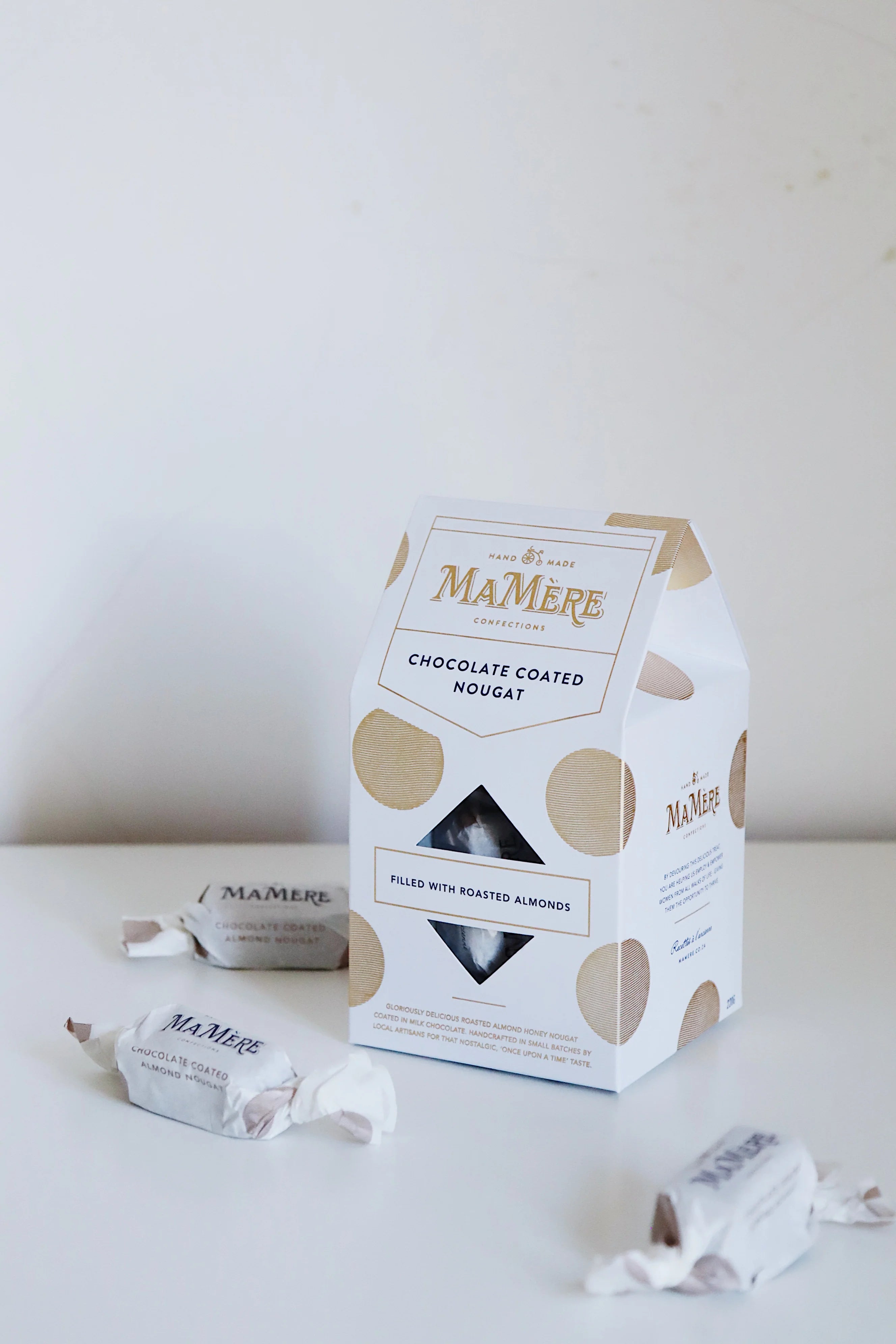 Ma Mère Confections | Choc Coated Almond Nougat Gift Box