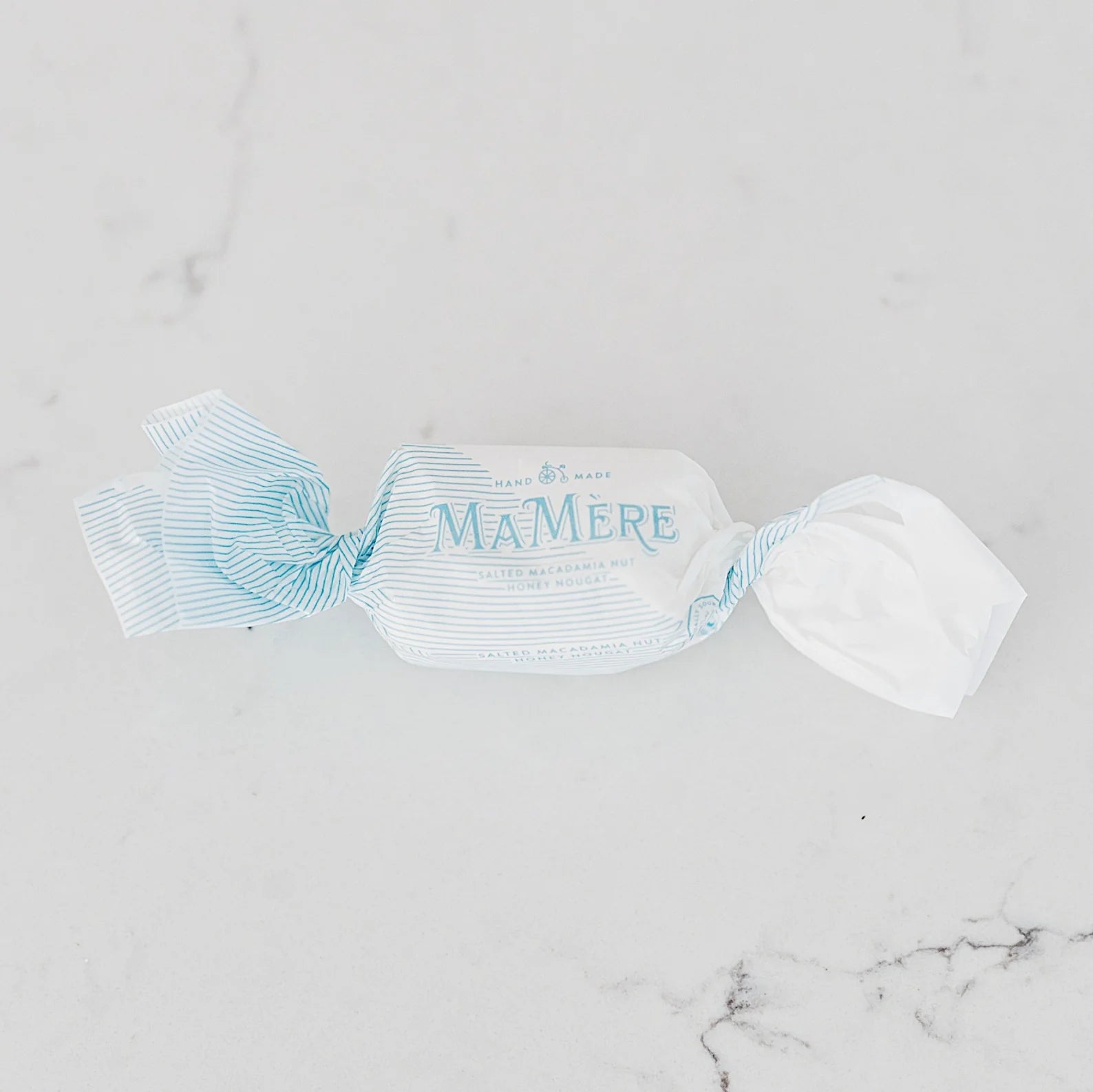 Ma Mère Confections | Salted Macadamia Nut Nougat Twists
