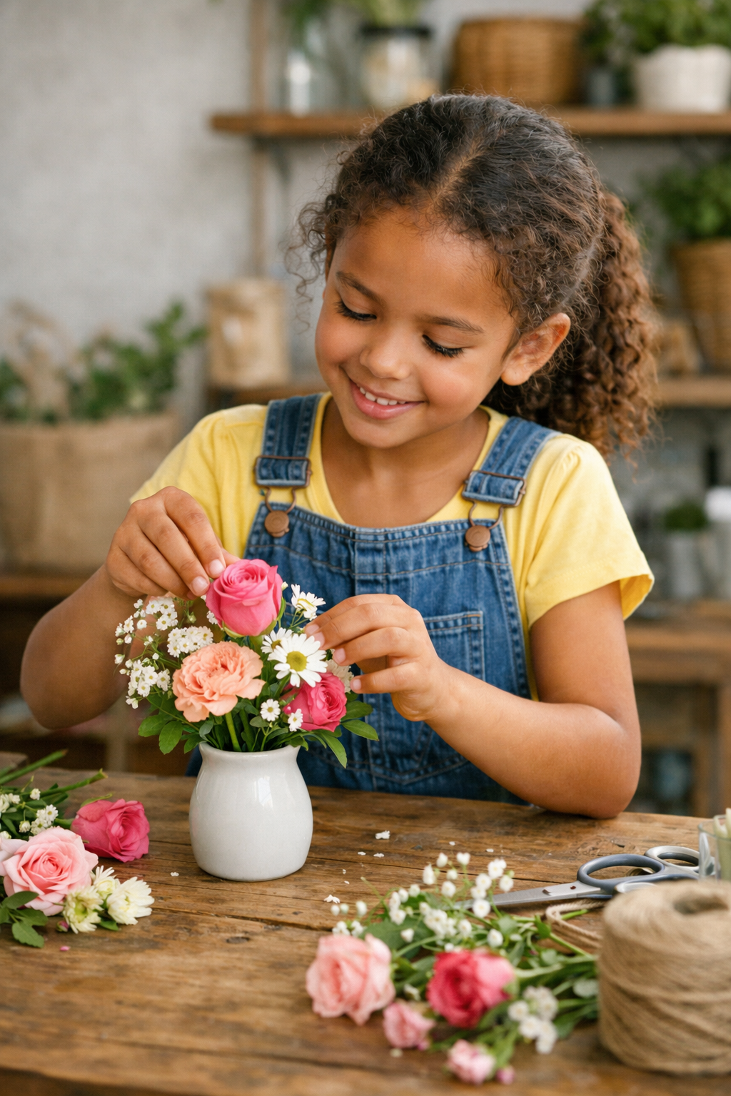 Little Friends Flower Arranging Class 7 - 9 yrs