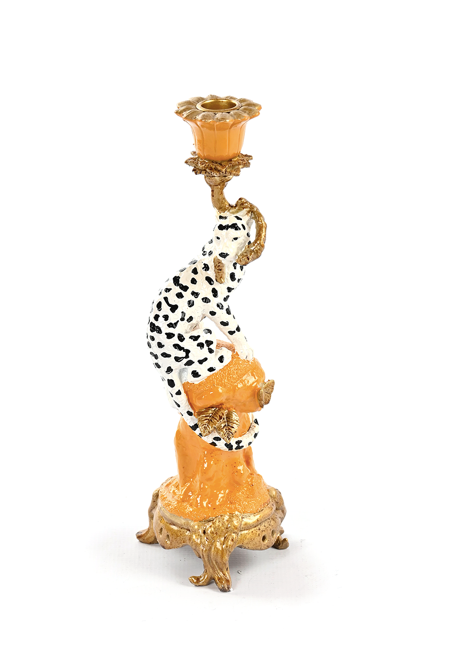 Leopard Candle Holder